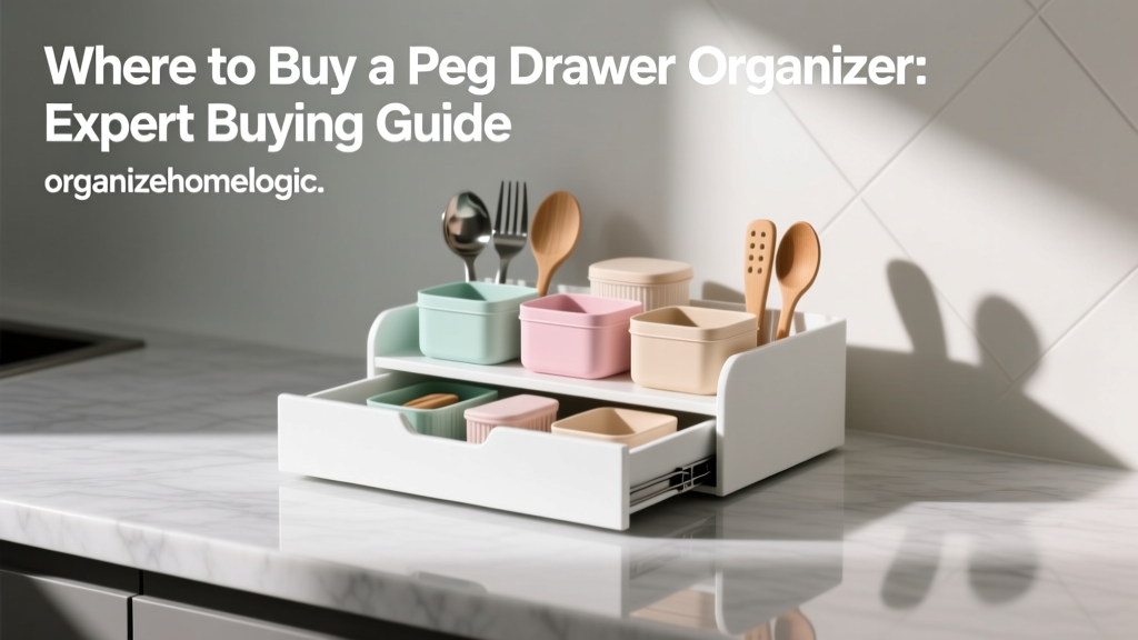Where to Buy a Peg Drawer Organizer: Expert Buying Guide