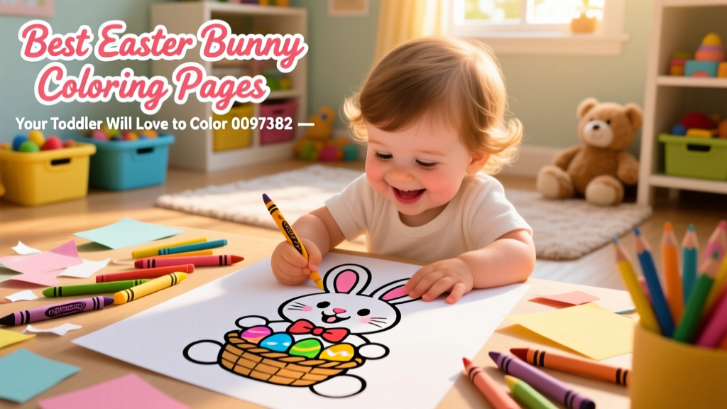 Best Easter Bunny Coloring Pages Your Toddler Will Love To Color
