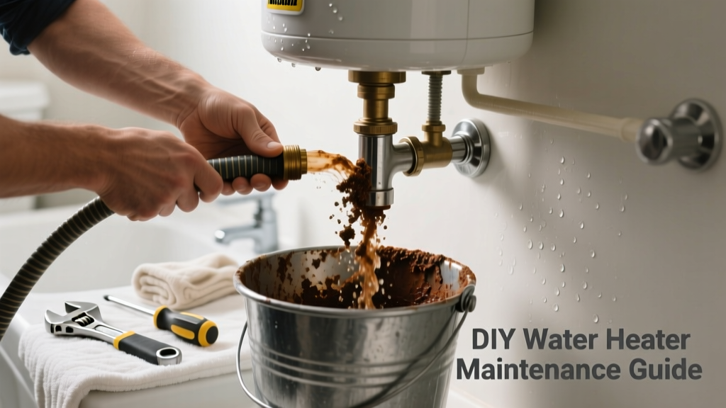 Fixing Water Heater Sediment Buildup in Bathroom