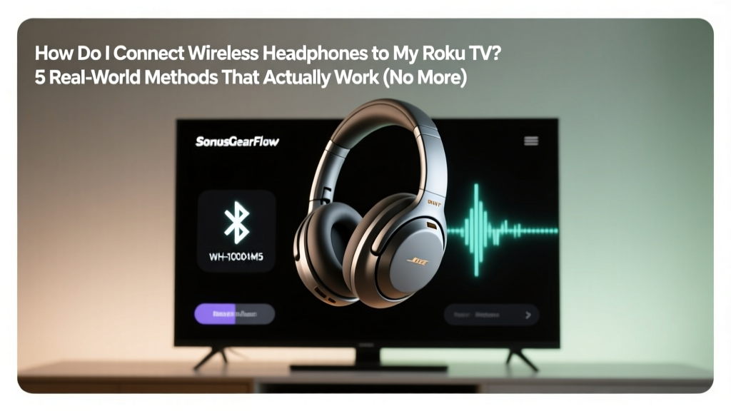 How Do I Connect Wireless Headphones To My Roku Tv