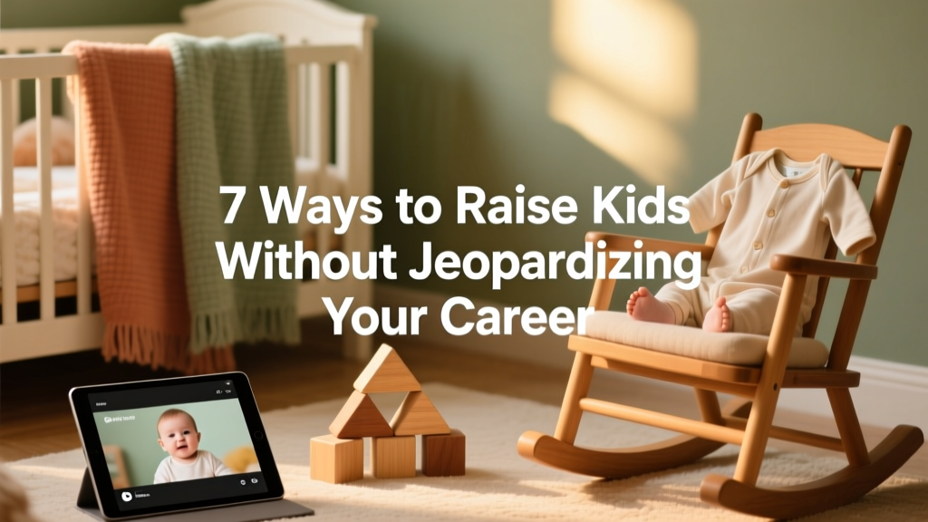 7 Evidence-Based Ways to Raise Kids Without Jeopardizing Your Career (Backed by Pediatric Nursing & Workplace Research)