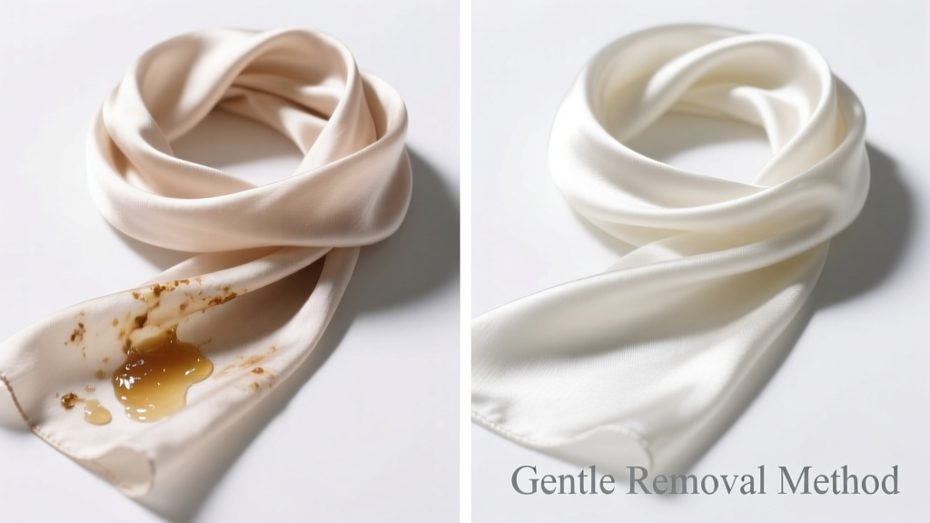 How to Remove Gum from Silk Without Damage