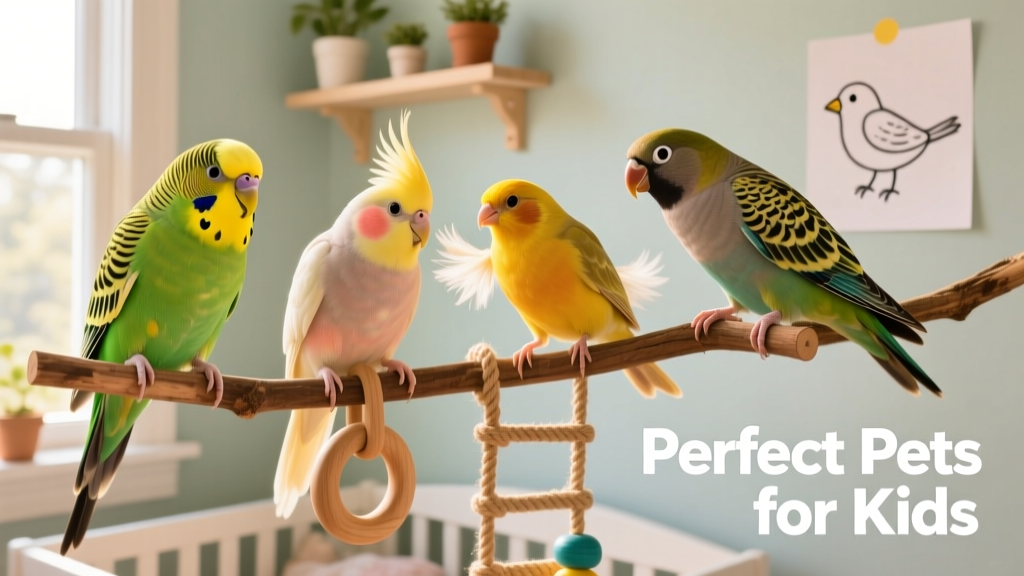 The Best Pet Birds For Kids