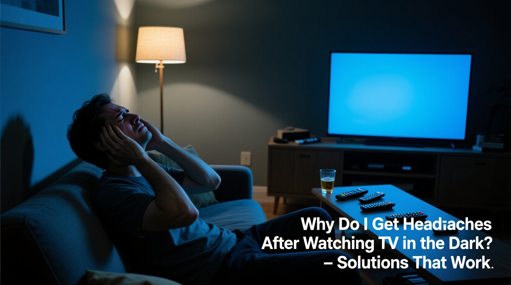 why do i get headaches after watching tv in the dark solutions that work