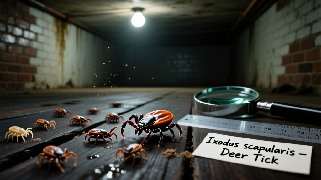 Ticks in Basement: Identification and Removal Guide