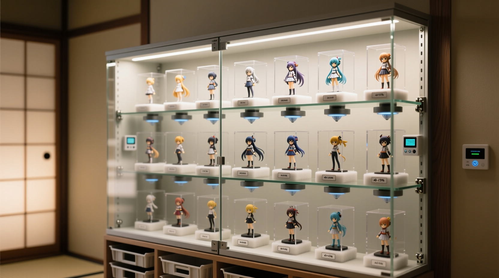 anime figure closet storage tips
