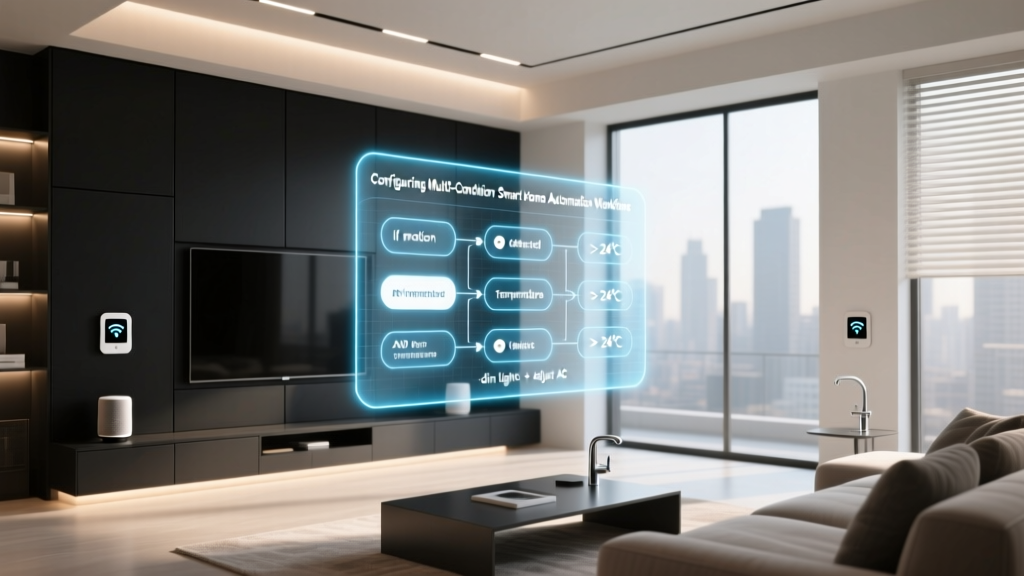 Configuring Multi-Condition Smart Home Automation Workflows