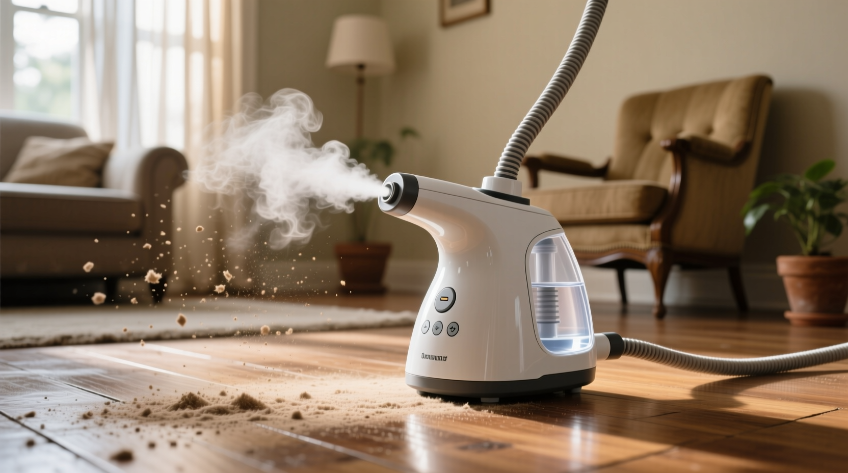 how to use garment steamer to clean your house