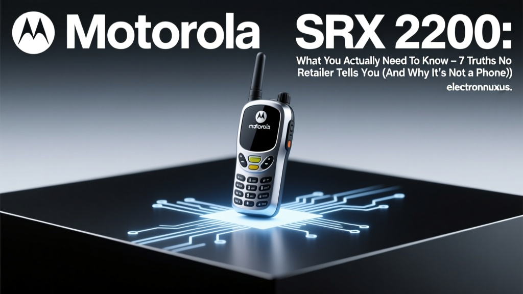 Motorola SRX 2200 What You Actually Need To Know: 7 Truths No Retailer Tells You (And Why It’s Not a Phone)
