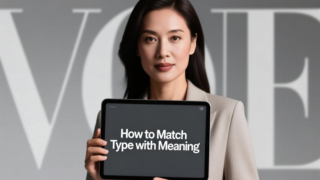 How To Match Type With Mean: A Practical Framework for Typography That Serves Purpose, Not Just Aesthetics