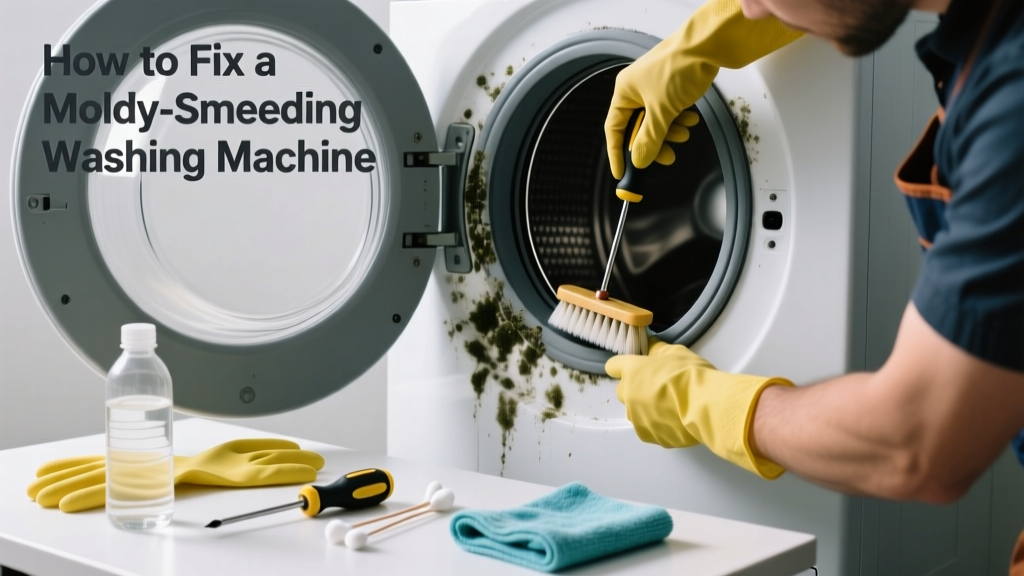 How to Fix a Moldy-Smelling Washing Machine