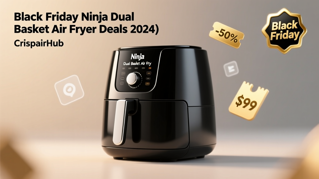 Black Friday Ninja Dual Basket Air Fryer Deals 2024