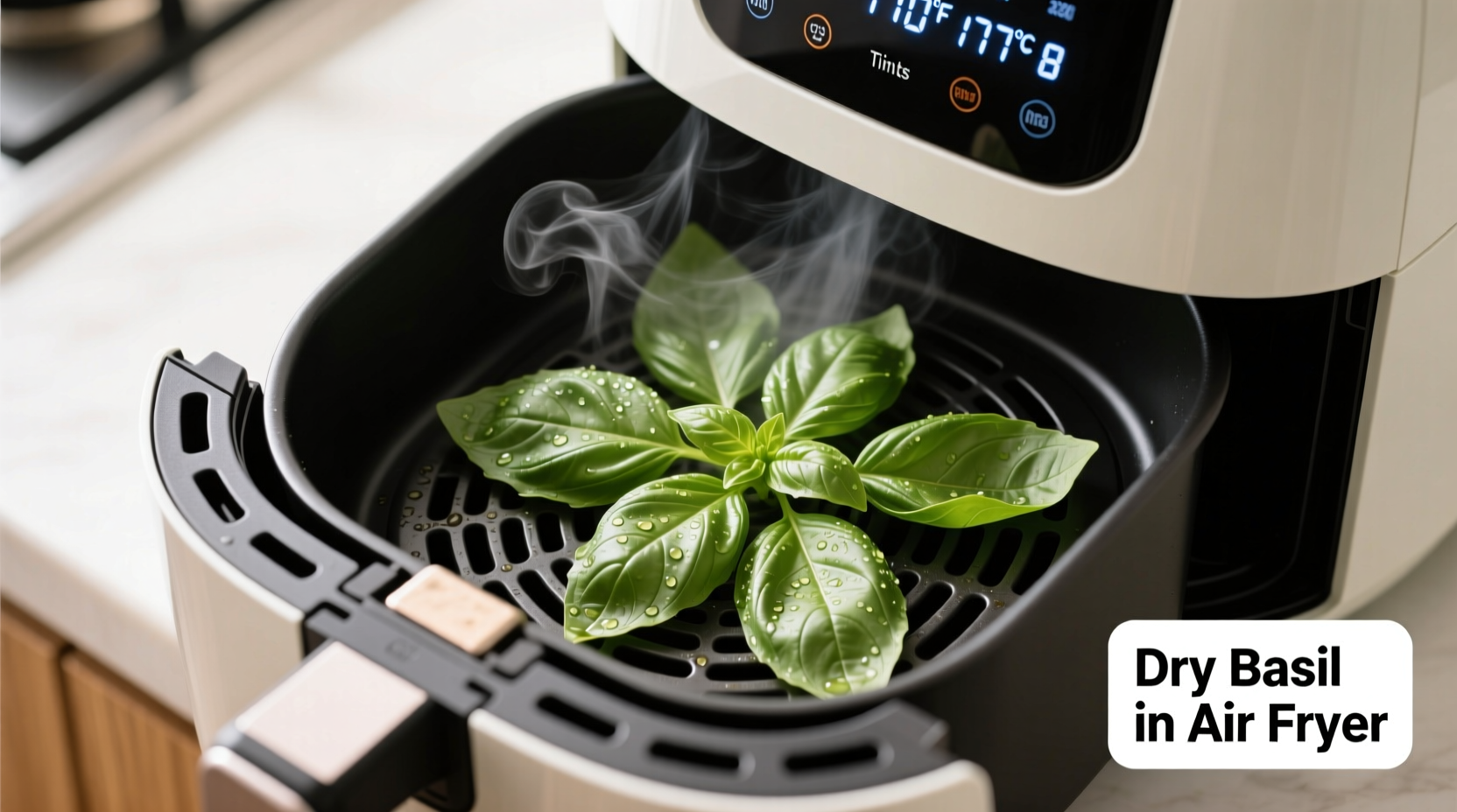 Dry Basil in 10 Minutes | TheHomeSprouts