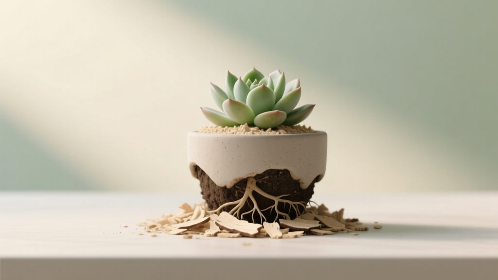 Mulch Indoor Plants: Root Microclimate & Pest Control