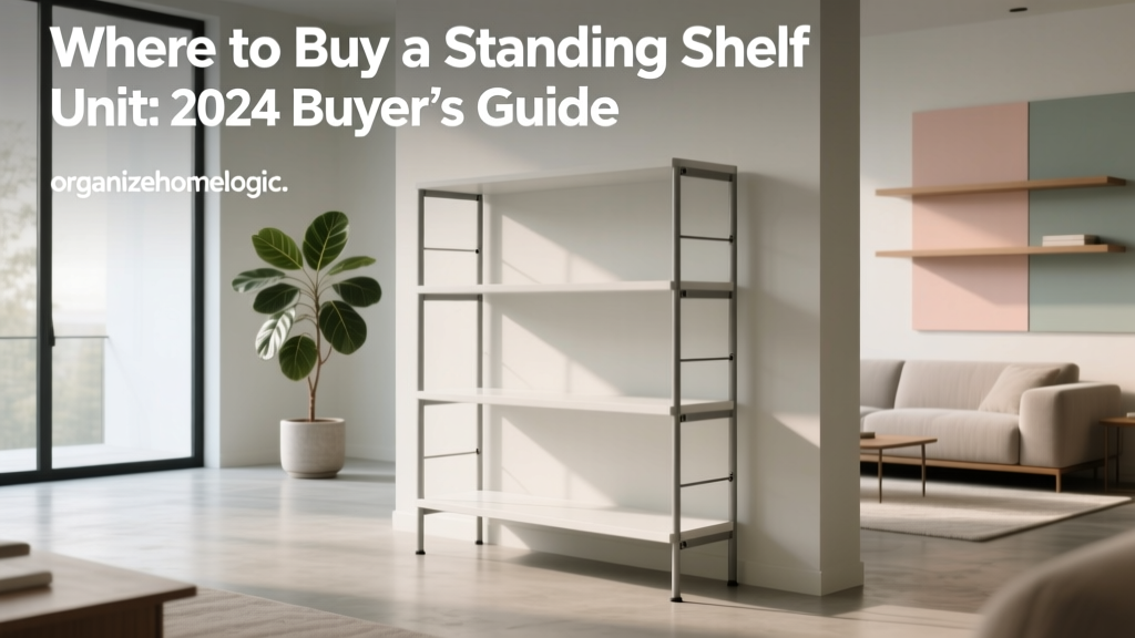 Where to Buy a Standing Shelf Unit: 2024 Buyer’s Guide
