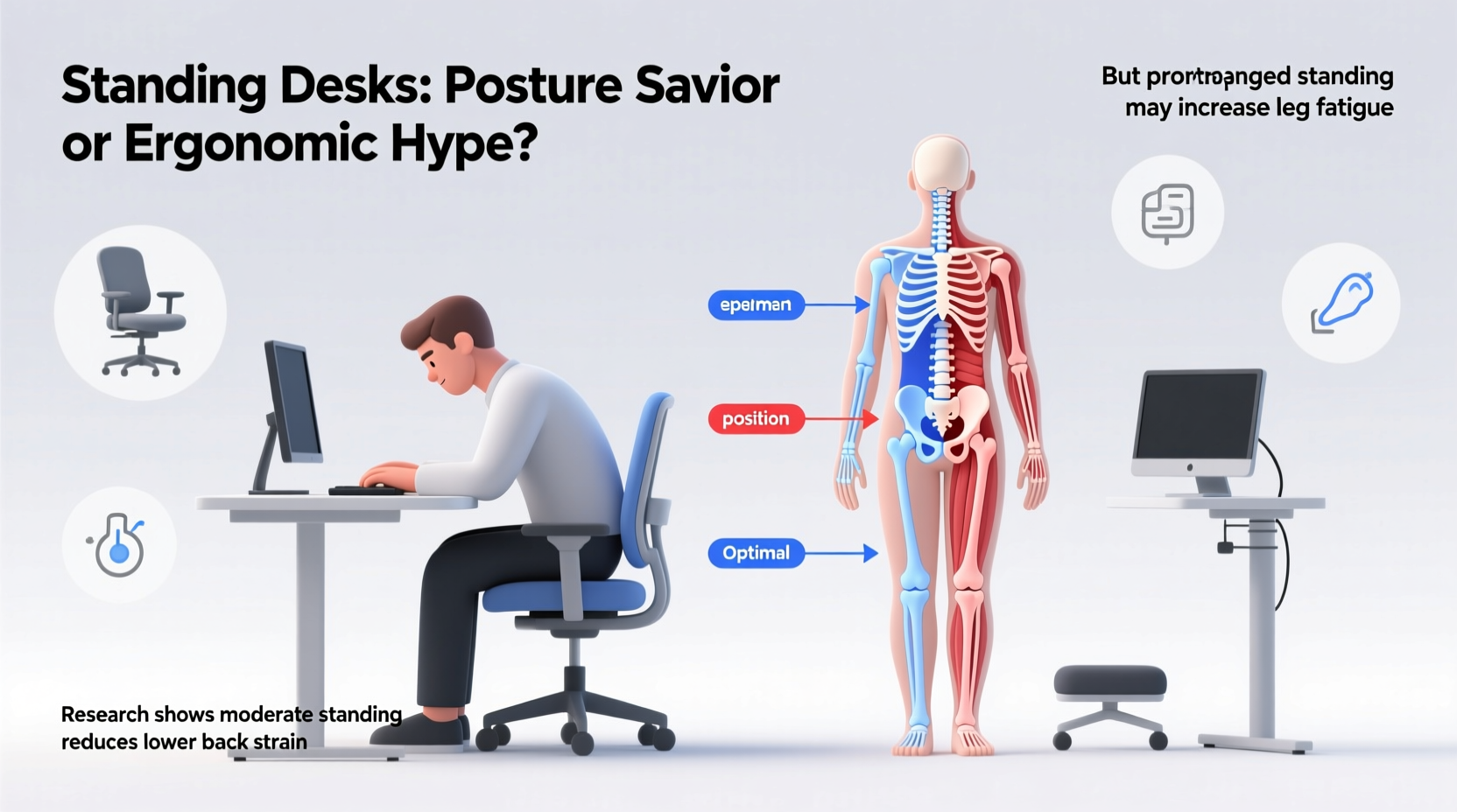 are standing desks better for posture or just overhyped ergonomic truths
