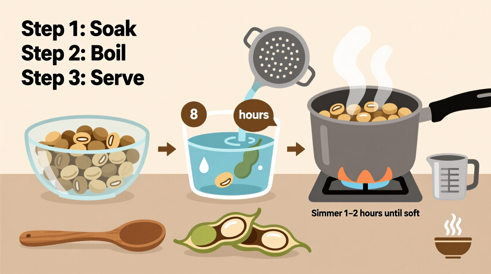how to cook soybeans