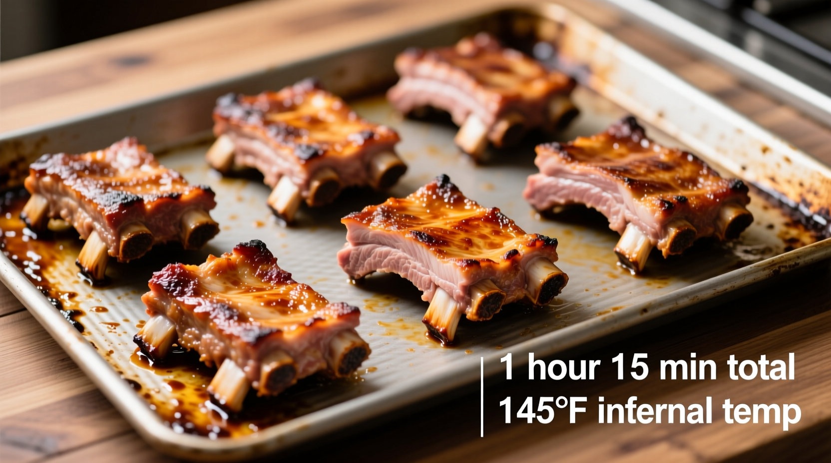 how long to cook pork riblets in oven