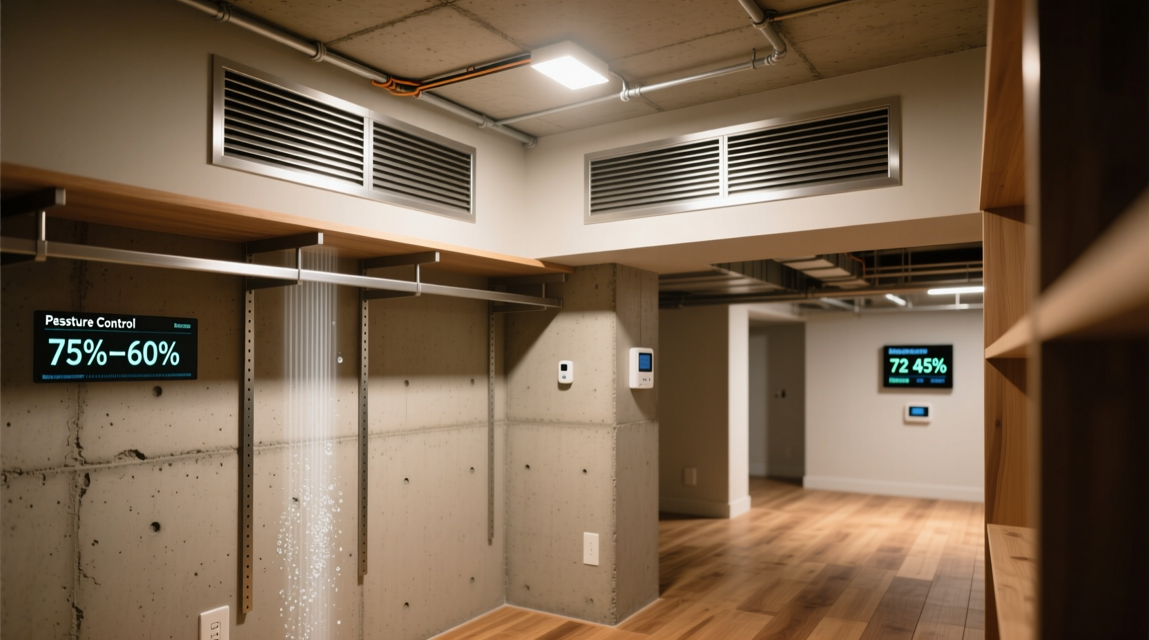 closet ventilation fans vs passive vents which lowers moisture