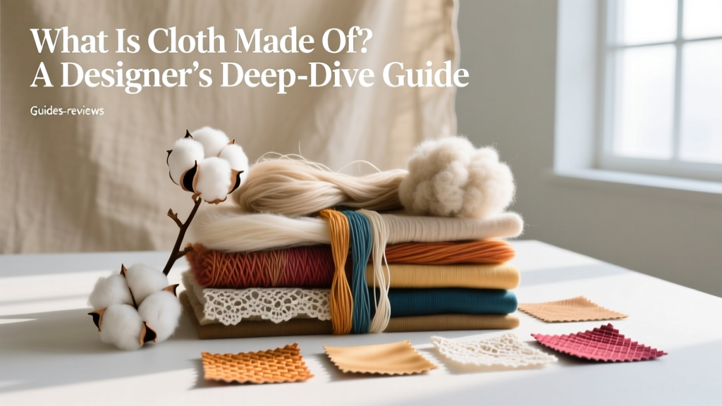 What Is Cloth Made Of? A Designer’s Deep-Dive Guide