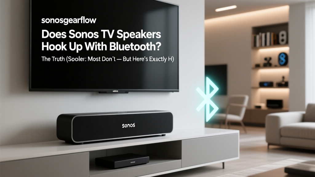 Sonos TV Speakers Bluetooth? Wireless Audio (2026)