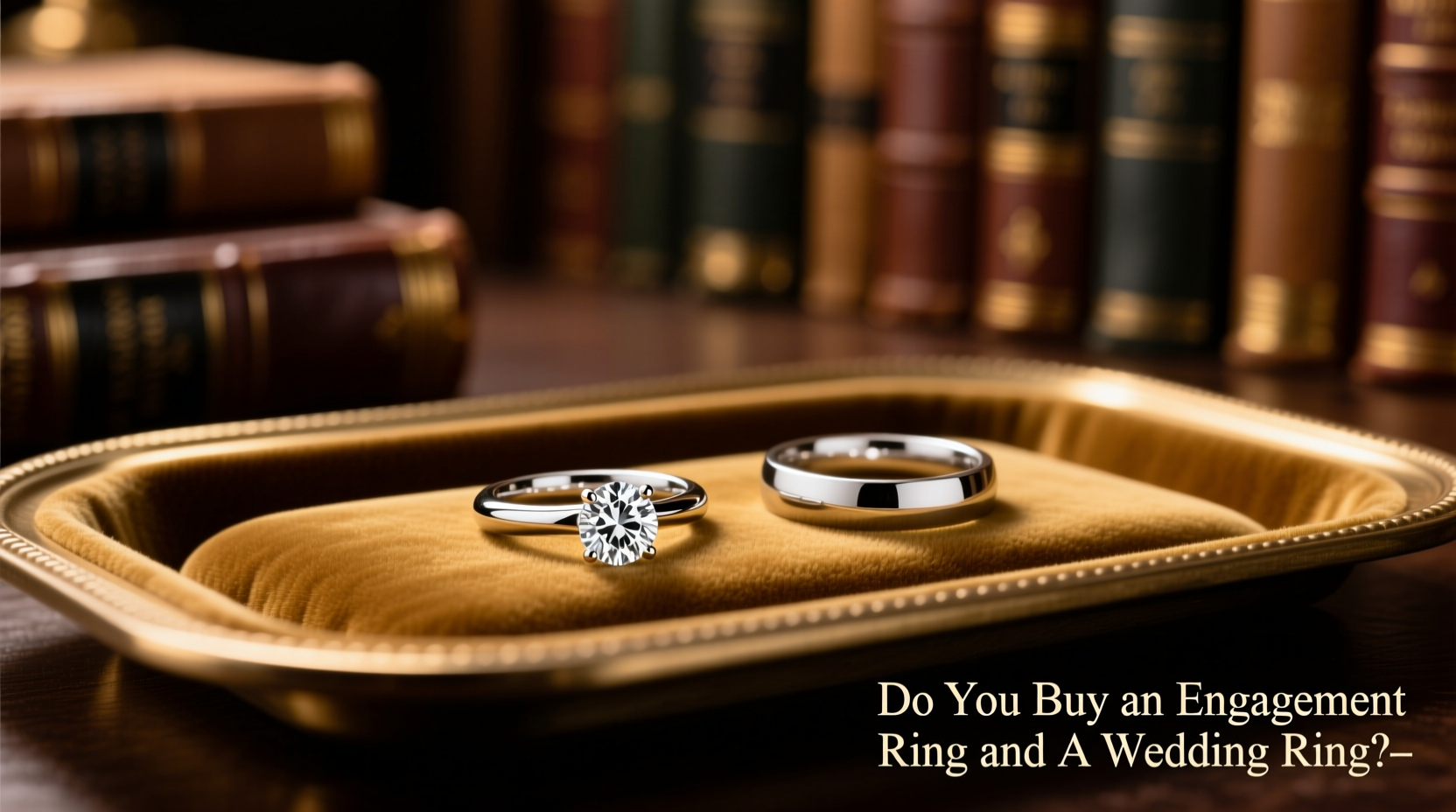 do you buy an engagement ring and a wedding ring