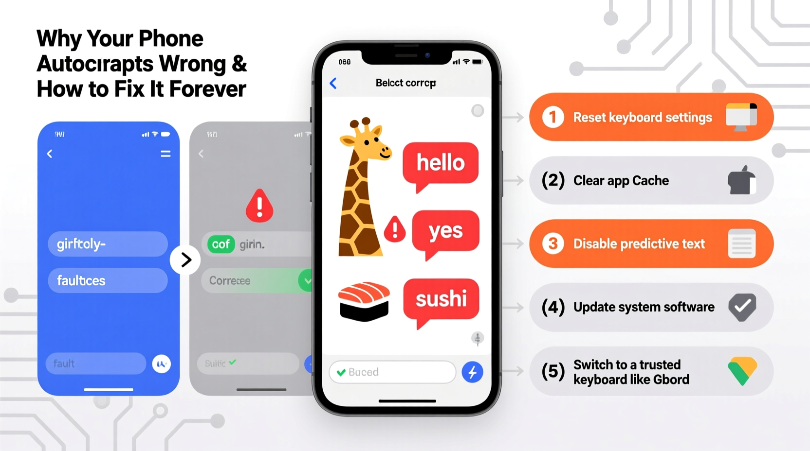 why does my phone autocorrect everything wrong and how to fix it forever