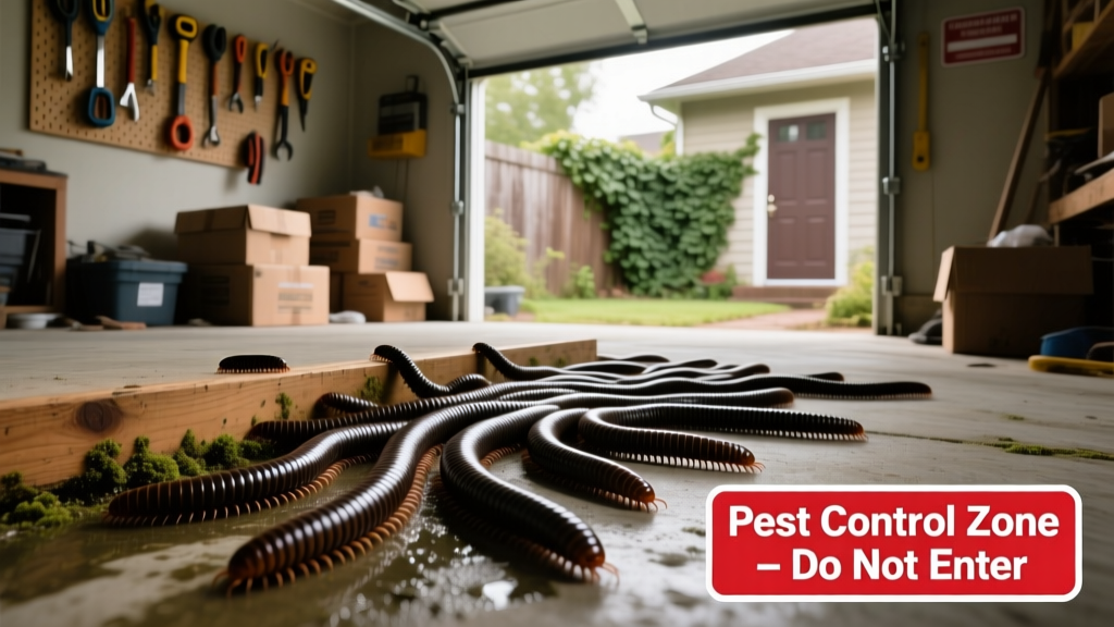 Millipedes in Garage: Identification and Control