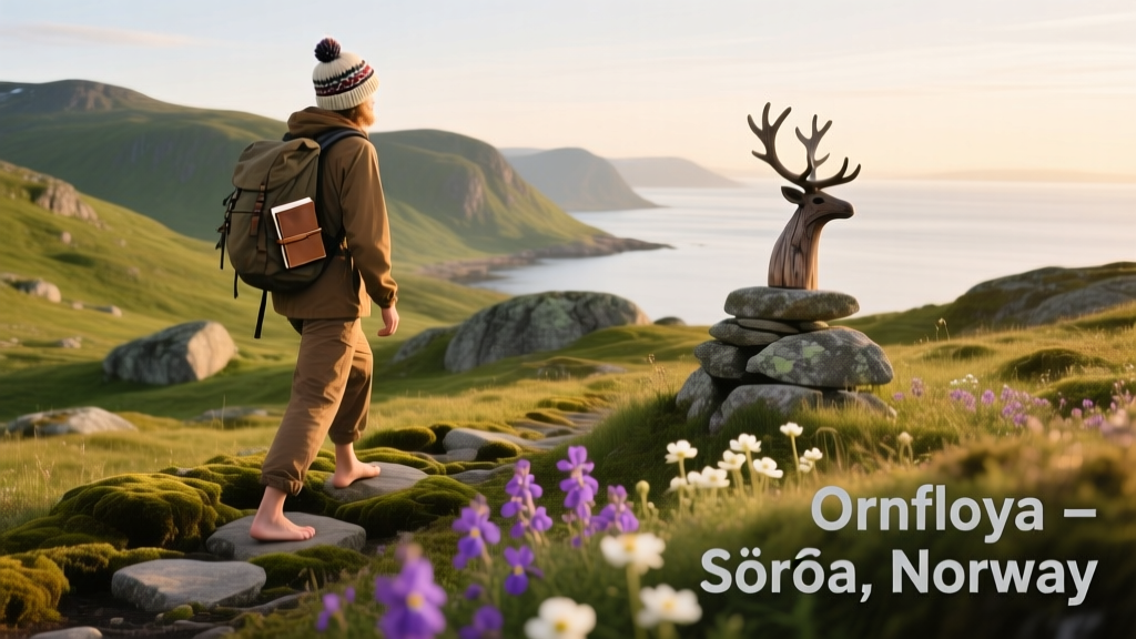 Ornfloya Hike on Sommarøy: A Coastal Ascent Through Arctic Light and Geology