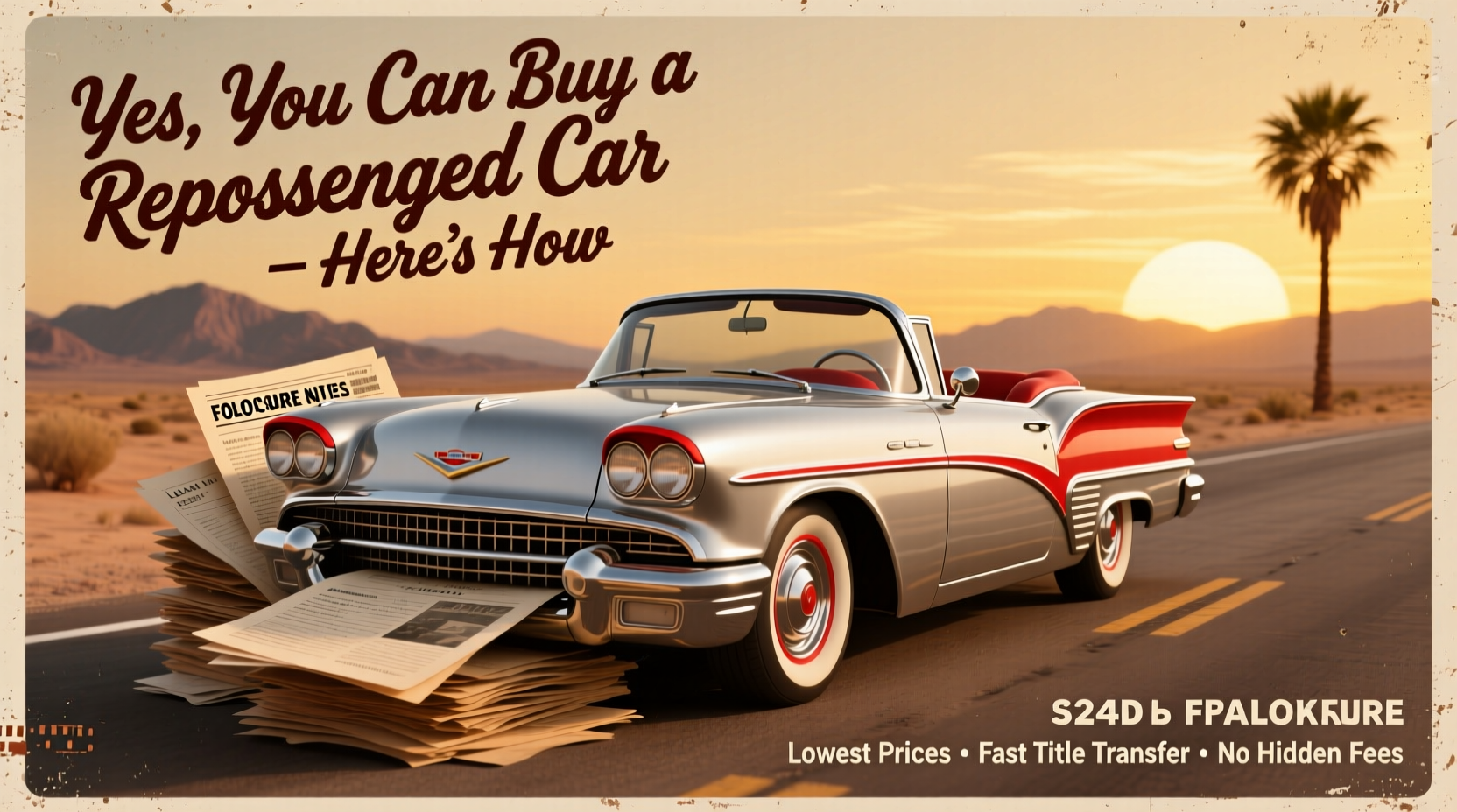 can you buy a repossessed car