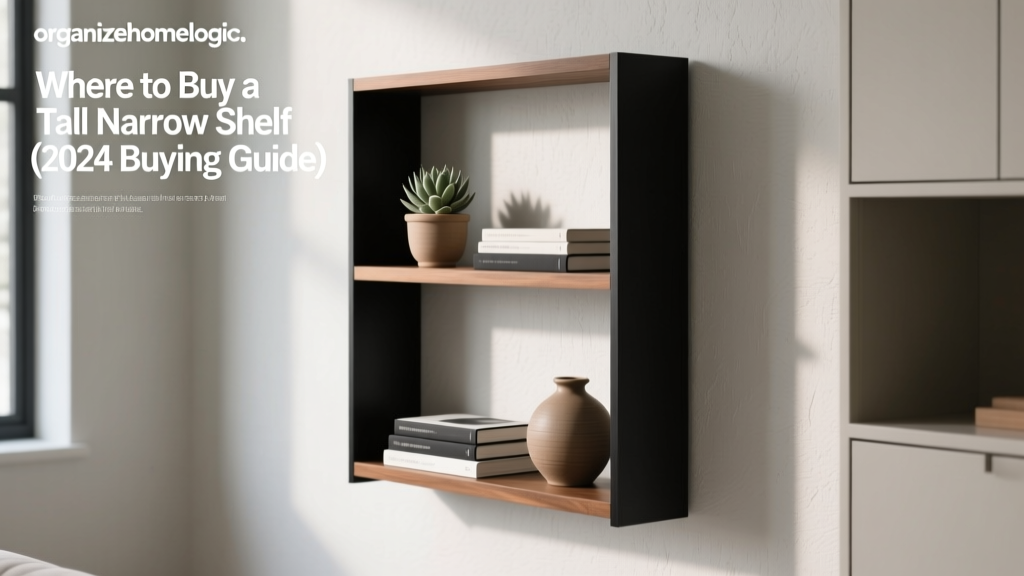 Where to Buy a Tall Narrow Shelf (2024 Buying Guide)