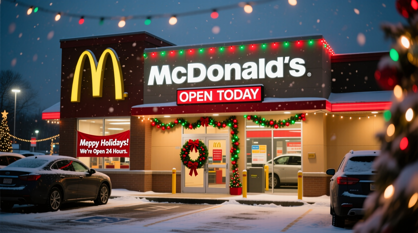 is mcdonalds open today on christmas