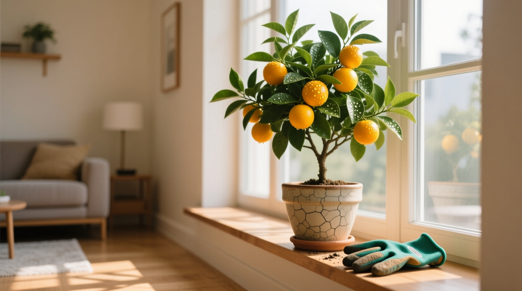 indoor orange tree care