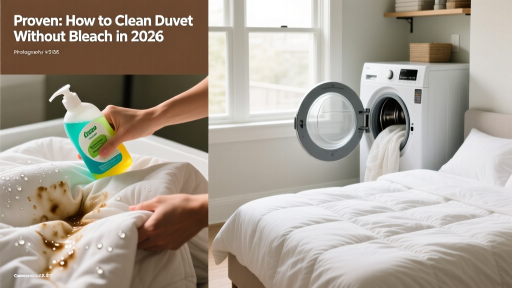 Proven: How to Clean Duvet Without Bleach in 2026