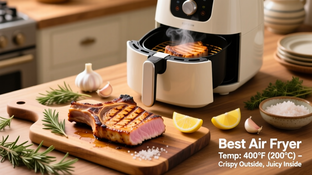 Best Air Fryer Temp for Bone-In Pork Chops