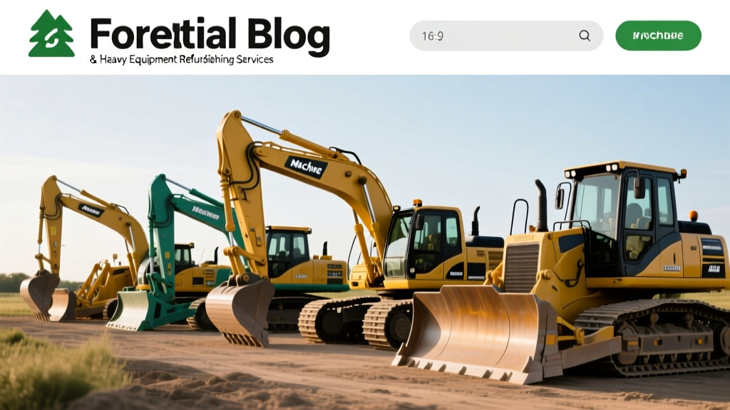 Forestry Machine Specs & Heavy Equipment Refurbishing Services