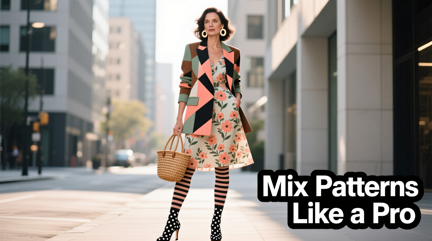 how to mix patterns in fashion without looking like a mess