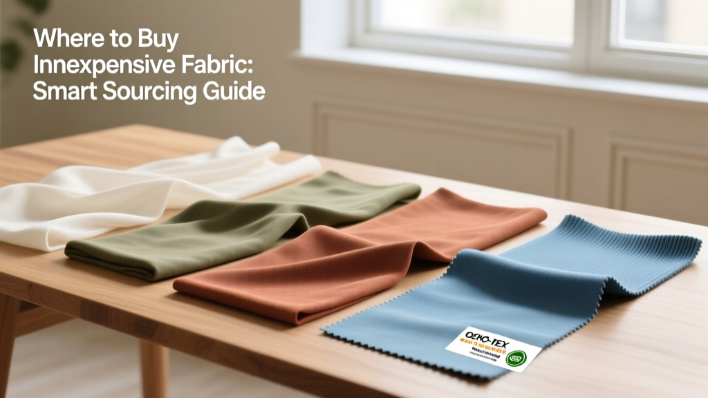 Where to Buy Inexpensive Fabric: Smart Sourcing Guide