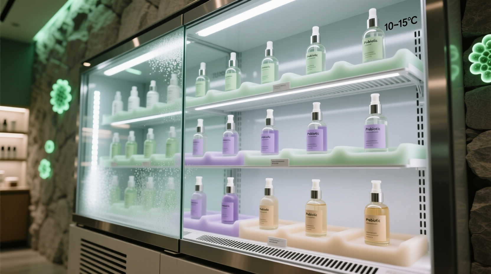 closet organization for skincare microbiome support