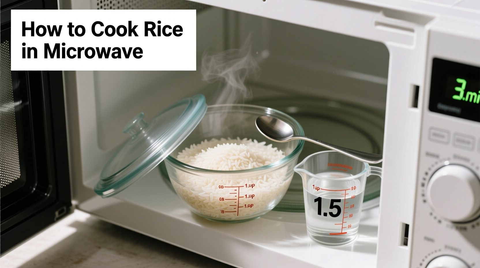 how to cook rice in microwave