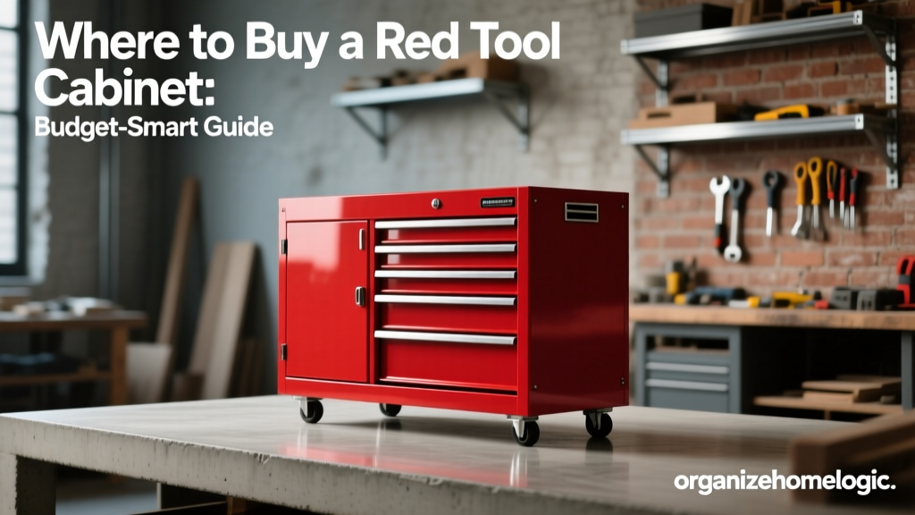 Where to Buy a Red Tool Cabinet: Budget-Smart Guide