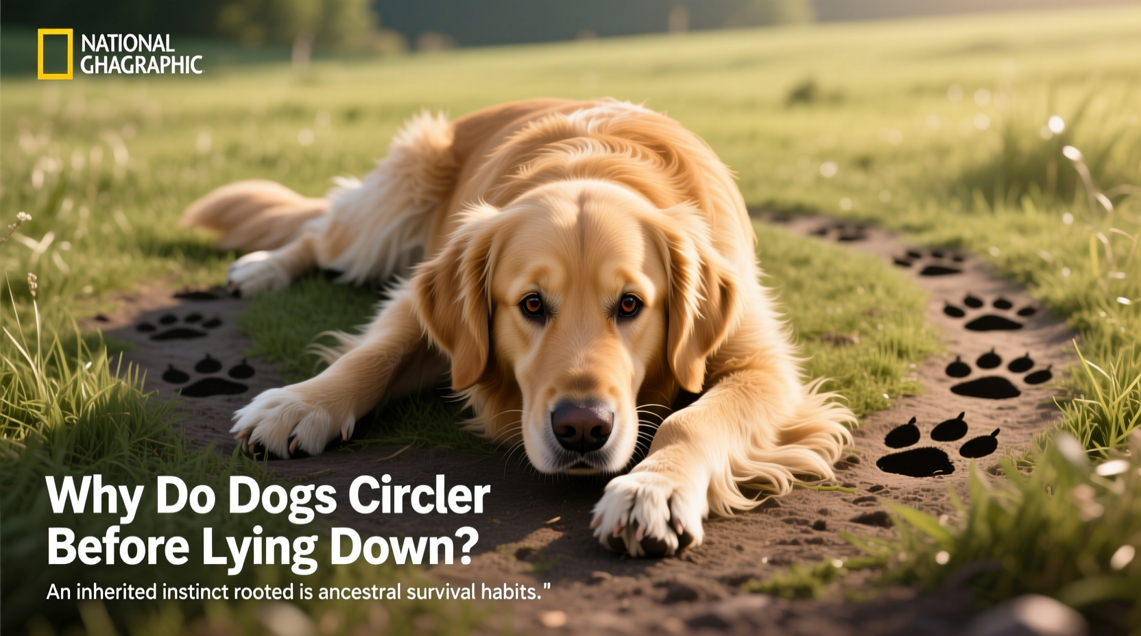 why do dogs circle before lying down and is it inherited behavior