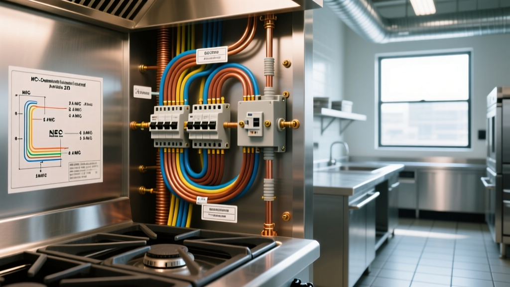 Electric Stove Wiring Size for Commercial Kitchens: NEC Guide