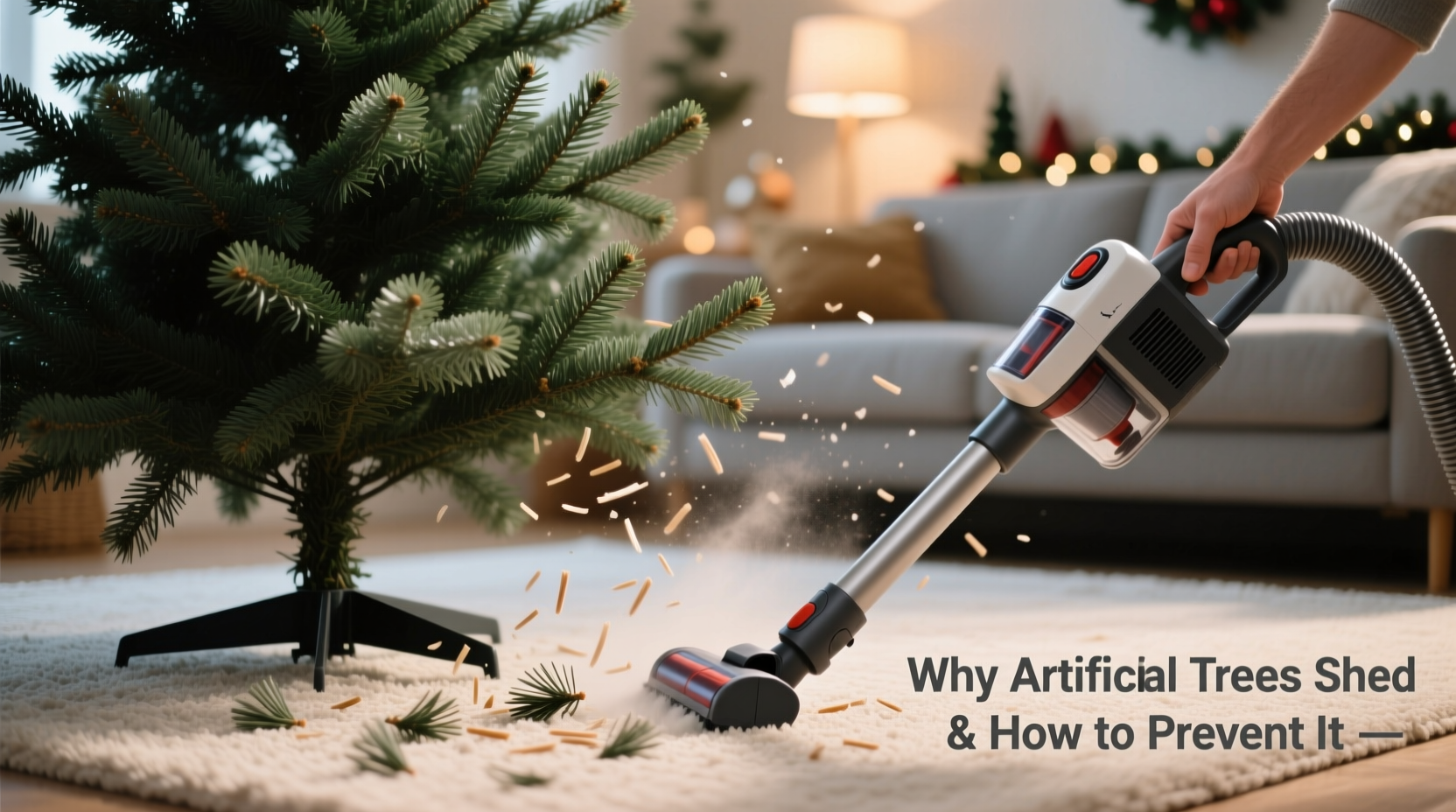 why does my artificial christmas tree shed needles and how to prevent it