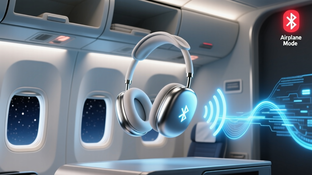 Wireless Headphones on Planes: Bluetooth & Airplane Mode