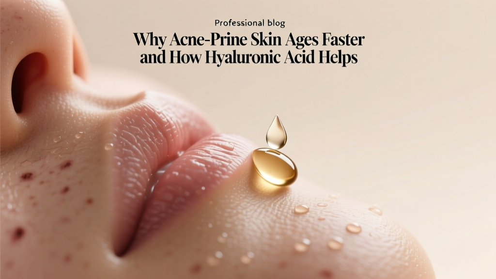 Acne-Prone Skin Aging: Hyaluronic Acid Benefits