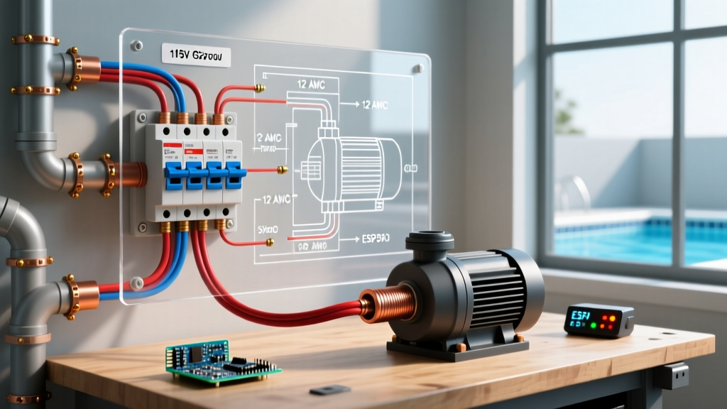 Electrical 115V Pool Pump Wiring Diagram & Breaker Panel Guide