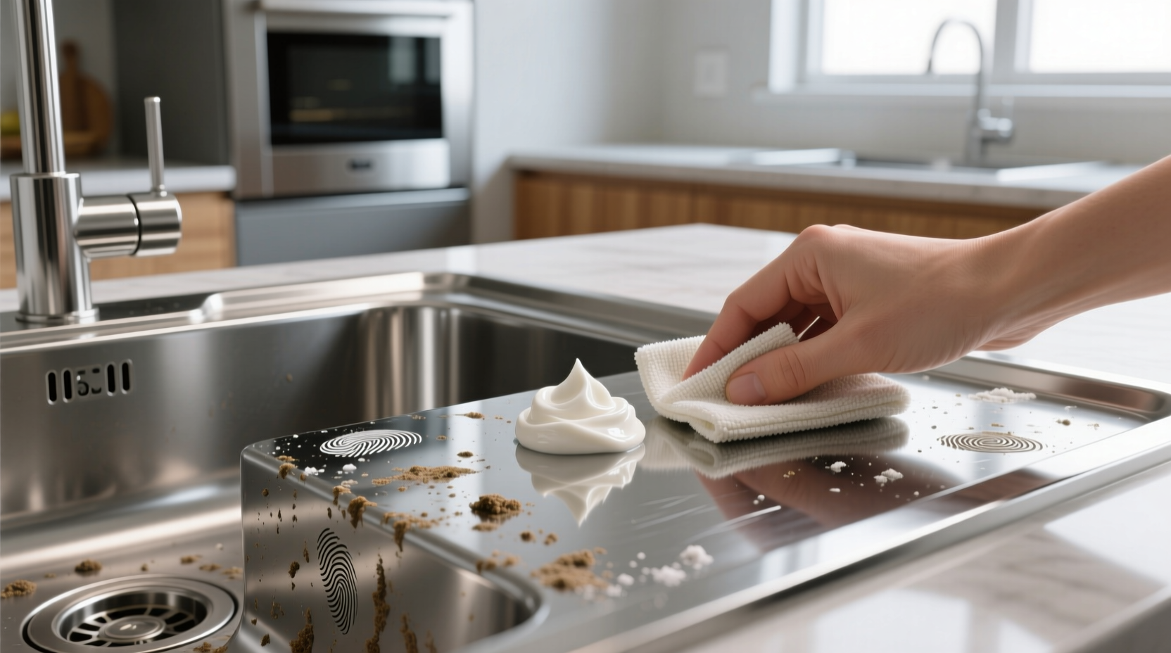 baking soda paste on stainless steel safe effective