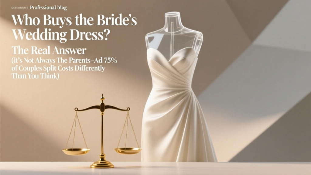 Who Buys the Wedding Dress? (2026 Cost Breakdown)