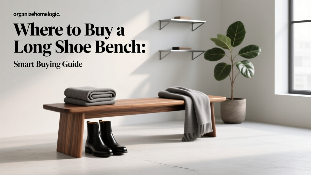 Where to Buy a Long Shoe Bench: Smart Buying Guide